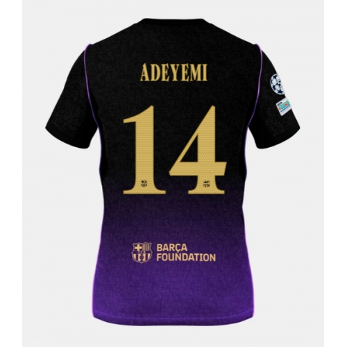 Barcelona Karim Adeyemi #14 Maglia Gara Trasferta Repliche 2026-27 Maniche Corte Barcelona Karim Adeyemi #14 Maglia Gara Trasferta Repliche 2026-27 Maniche Corte